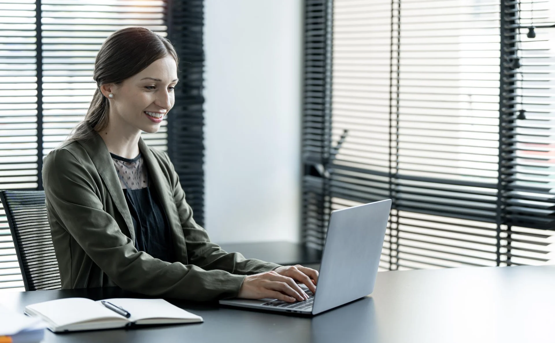 An independent consultant working in their own small office